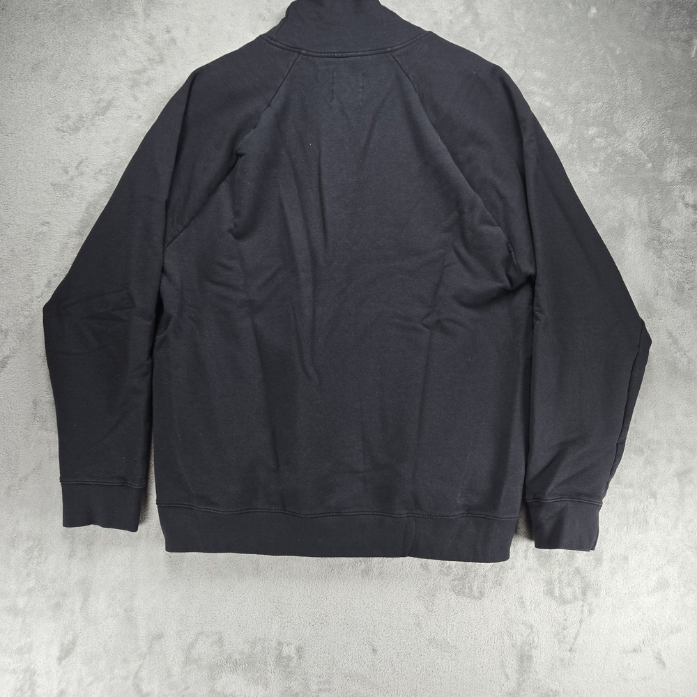 Brooklinen Sweatshirt Men's XXL Black Dekalb 1/4 Zip The Loungewear Collection - Picture 2 of 5